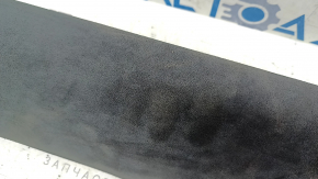 Tesla Model X 22-25 black Alcantara interior lower rear left door trim, scratches, scuffs
