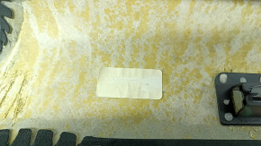 Tesla Model X 22-25 black Alcantara interior lower rear left door trim, scratches, scuffs