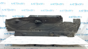 Left underbody protection for Ford Escape MK4 20-hybrid, tears, dented fasteners