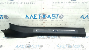 Tesla Model X 22-25 front left inner door sill trim: scratches, abrasions, broken fastener