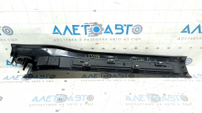 Tesla Model X 22-25 front left inner door sill trim: scratches, abrasions, broken fastener