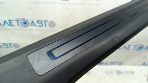 Tesla Model X 22-25 front left inner door sill trim: scratches, abrasions, broken fastener