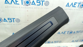Tesla Model X 22-25 front left inner door sill trim: scratches, abrasions, broken fastener