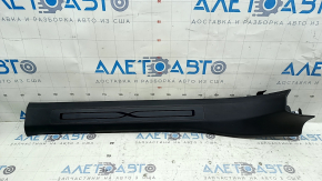 Tesla Model X 22-25 front right inner door sill plate with scratches and scuffs