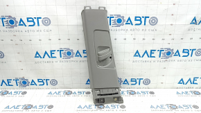Left upper center pillar trim for Toyota Highlander 2008-2013 type 2, gray, plastic turned white