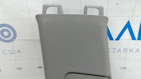 Left upper center pillar trim for Toyota Highlander 2008-2013 type 2, gray, plastic turned white