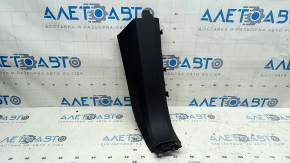 Tesla Model X 22-25 black right lower front pillar trim, scratches, scuffs, broken mount