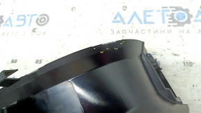 Tesla Model X 22-25 black front pillar trim, scratches, abrasions, broken mount