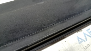 Left threshold Hyundai Tucson 19-21, black, scuffed, cracked, dented
