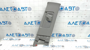 Right center pillar trim, upper belt, Toyota Highlander 2008-2013, type 1, gray, worn