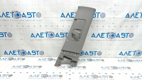 Right center pillar trim, upper belt, Toyota Highlander 2008-2013, type 1, gray, worn