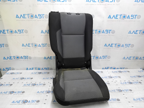 Rear seat, 2nd row, right, Ford Escape MK3 2017-2019, black and gray cloth, dry cleanable, broken seat belt holder