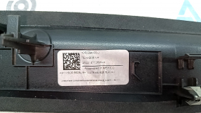Tesla Model X 22-25 upper right front pillar trim, black Alcantara, scuffs