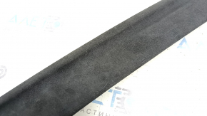 Tesla Model X 22-25 black Alcantara upper left front pillar trim, scuffs, scratches