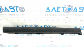 Tesla Model X 22-25 black Alcantara rear left lower door trim panel, scuffs, scratches
