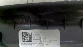 Tesla Model X 22-25 black Alcantara rear left lower door trim panel, scuffs, scratches