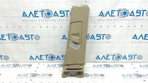 Toyota Highlander 2008-2013 center pillar trim, upper belt, right, beige, plastic has turned white, worn