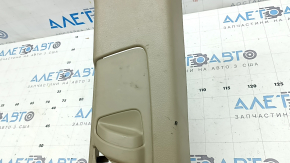Toyota Highlander 2008-2013 center pillar trim, upper belt, right, beige, plastic has turned white, worn