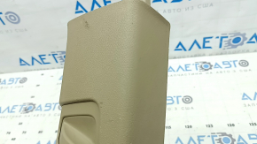 Toyota Highlander 2008-2013 center pillar trim, upper belt, right, beige, plastic has turned white, worn