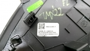 Tesla Model X 22-25 black left side dashboard trim, broken mount, scuff marks