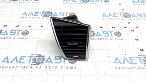 Front right air duct deflector for Audi Q5 8R 09-17, black with chrome, broken fasteners, cracks