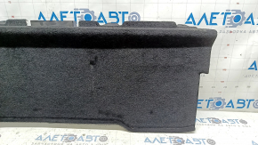 Tesla Model X 22-25 rear panel interior trim needs cleaning, scuffs