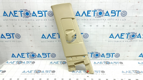 Left upper center pillar trim for Toyota Highlander 14-19, beige, filed, scratches