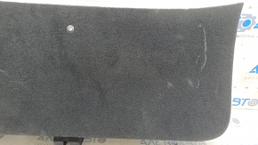 Tesla Model X 22-25 black lower tailgate trim with scuffs and scratches