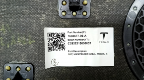Tesla Model X 22-25 black center trunk lid trim