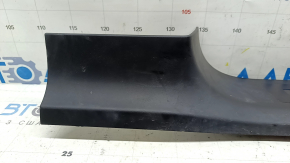 Tesla Model X 22-25 rear right door sill plate, scratches, dent on the plate