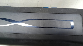 Tesla Model X 22-25 rear right door sill plate, scratches, dent on the plate