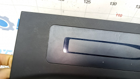 Tesla Model X 22-25 rear left door sill plate: scratches, dents on the plate, broken fastener