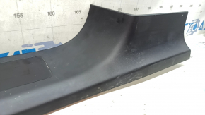 Tesla Model X 22-25 rear left door sill plate: scratches, dents on the plate, broken fastener
