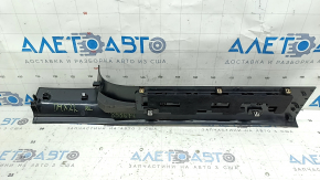 Tesla Model X 22-25 rear left door sill plate: scratches, dents on the plate, broken fastener