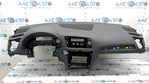 Audi Q5 8R 09-17 gray dashboard with airbag, scratches, rusty squib