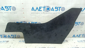 Tesla Model X 22-25 console tunnel trim panel, right side, broken, scratched, needs cleaning