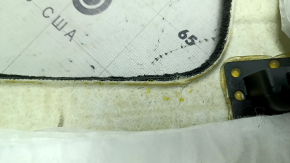 Tesla Model X 22-25 console tunnel trim panel, right side, broken, scratched, needs cleaning