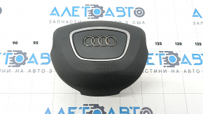 Airbag in the driver's steering wheel for an Audi Q5 8R 13-17, gray, 4-spoke, chrome finish, for cleaning