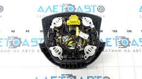 Airbag in the driver's steering wheel for an Audi Q5 8R 13-17, gray, 4-spoke, chrome finish, for cleaning