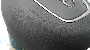 Airbag in the driver's steering wheel for an Audi Q5 8R 13-17, gray, 4-spoke, chrome finish, for cleaning