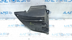 Left rear bumper guard for Toyota Prius 50 19-22 AWD is dented and torn.