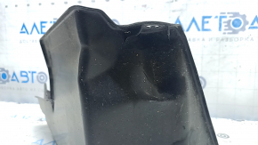Left rear bumper guard for Toyota Prius 50 19-22 AWD is dented and torn.