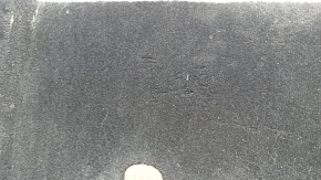 Tesla Model X 22-25 2nd row front seat floor mat, black, scuff marks
