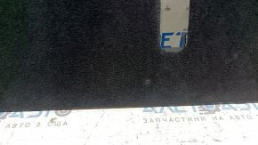 Tesla Model X 22-25 2nd row rear floor mat, black, scuff marks