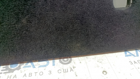 Tesla Model X 22-25 2nd row rear floor mat, black, scuff marks