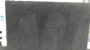 Tesla Model X 22-25 2nd row rear floor mat, black, scuff marks