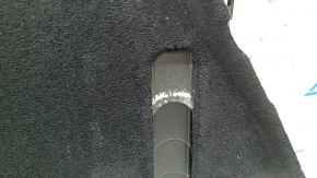 Tesla Model X 22-25 2nd row rear floor mat, black, scuff marks