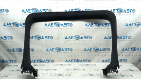 Tesla Model X 22-25 interior trunk lid trim, black Alcantara, scuffs, scratches