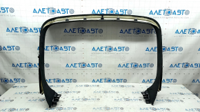 Tesla Model X 22-25 interior trunk lid trim, black Alcantara, scuffs, scratches