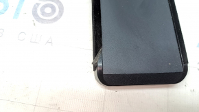 Tesla Model X 22-25 2nd row seat runner trim, Alcantara, texture, scratches, abrasions, fabric peeling